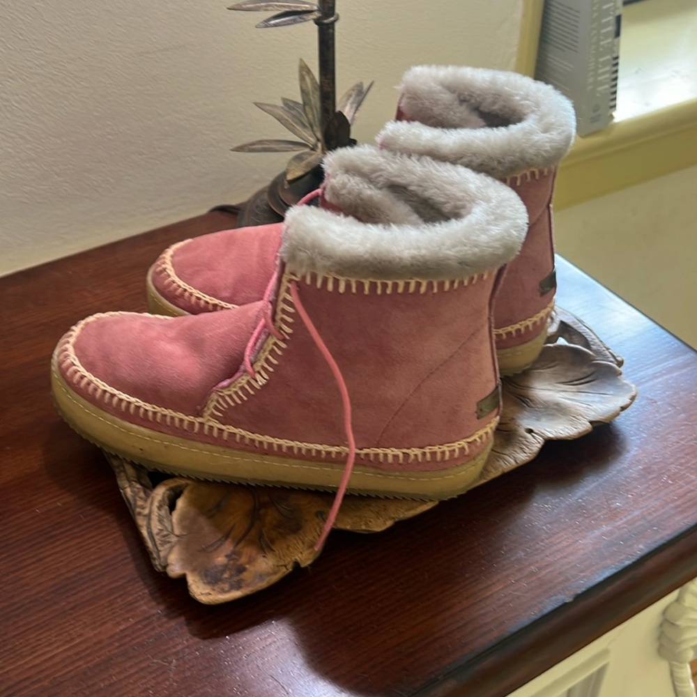 Laidback London Boots Pink Sz 40